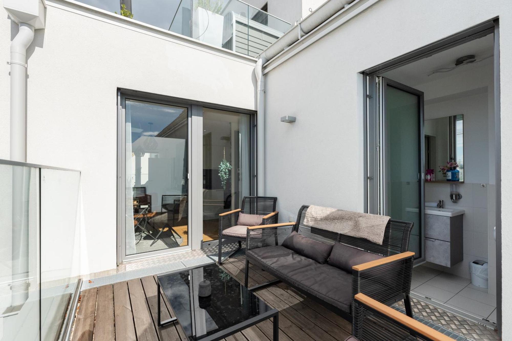 Apartment Mit Traumhafter Dachterrasse & Weitblick Wiedeń Zewnętrze zdjęcie
