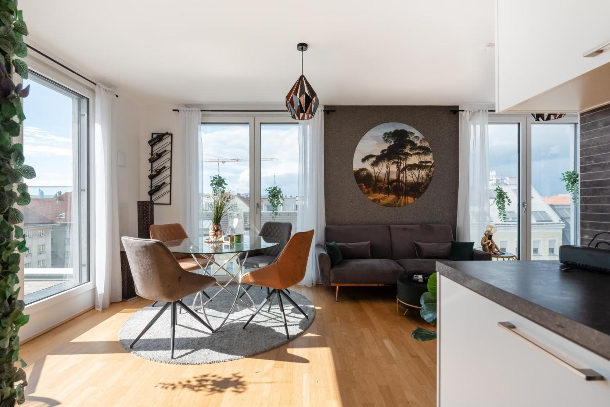 Apartment Mit Traumhafter Dachterrasse & Weitblick Wiedeń Zewnętrze zdjęcie