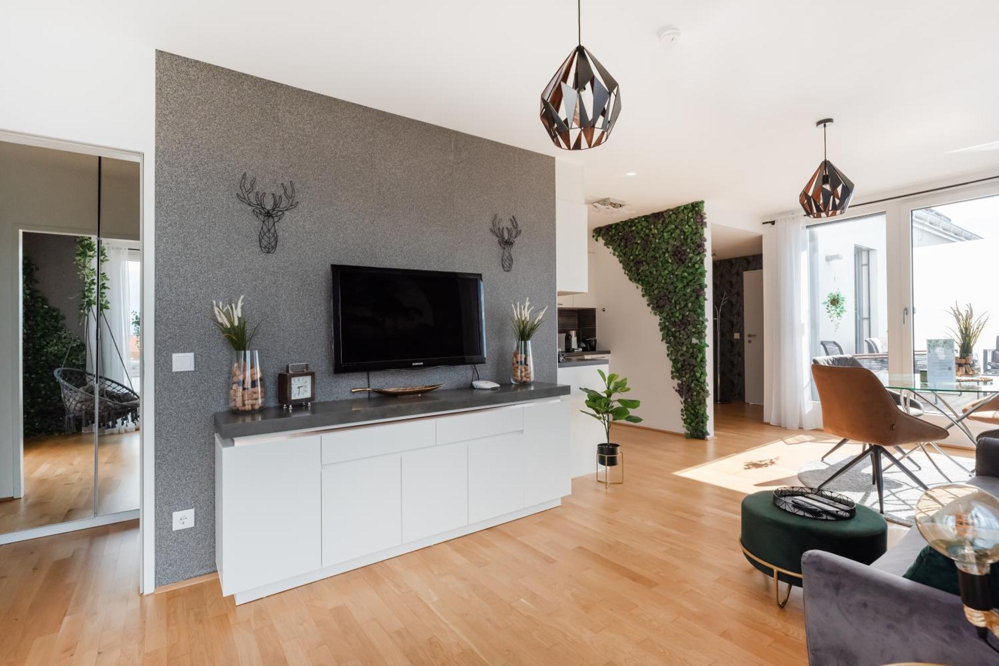 Apartment Mit Traumhafter Dachterrasse & Weitblick Wiedeń Zewnętrze zdjęcie