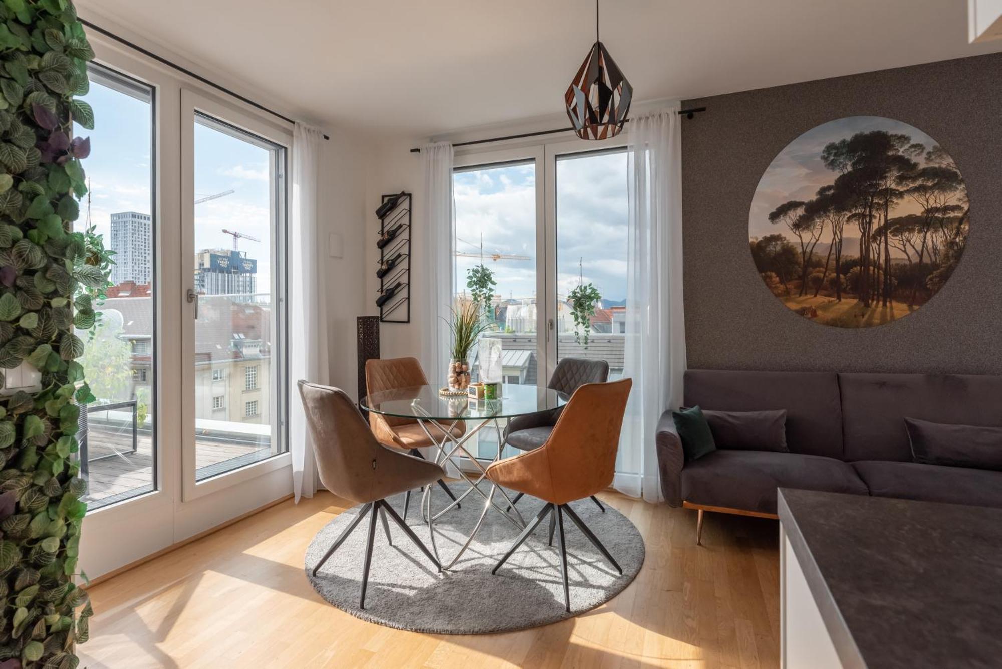 Apartment Mit Traumhafter Dachterrasse & Weitblick Wiedeń Zewnętrze zdjęcie