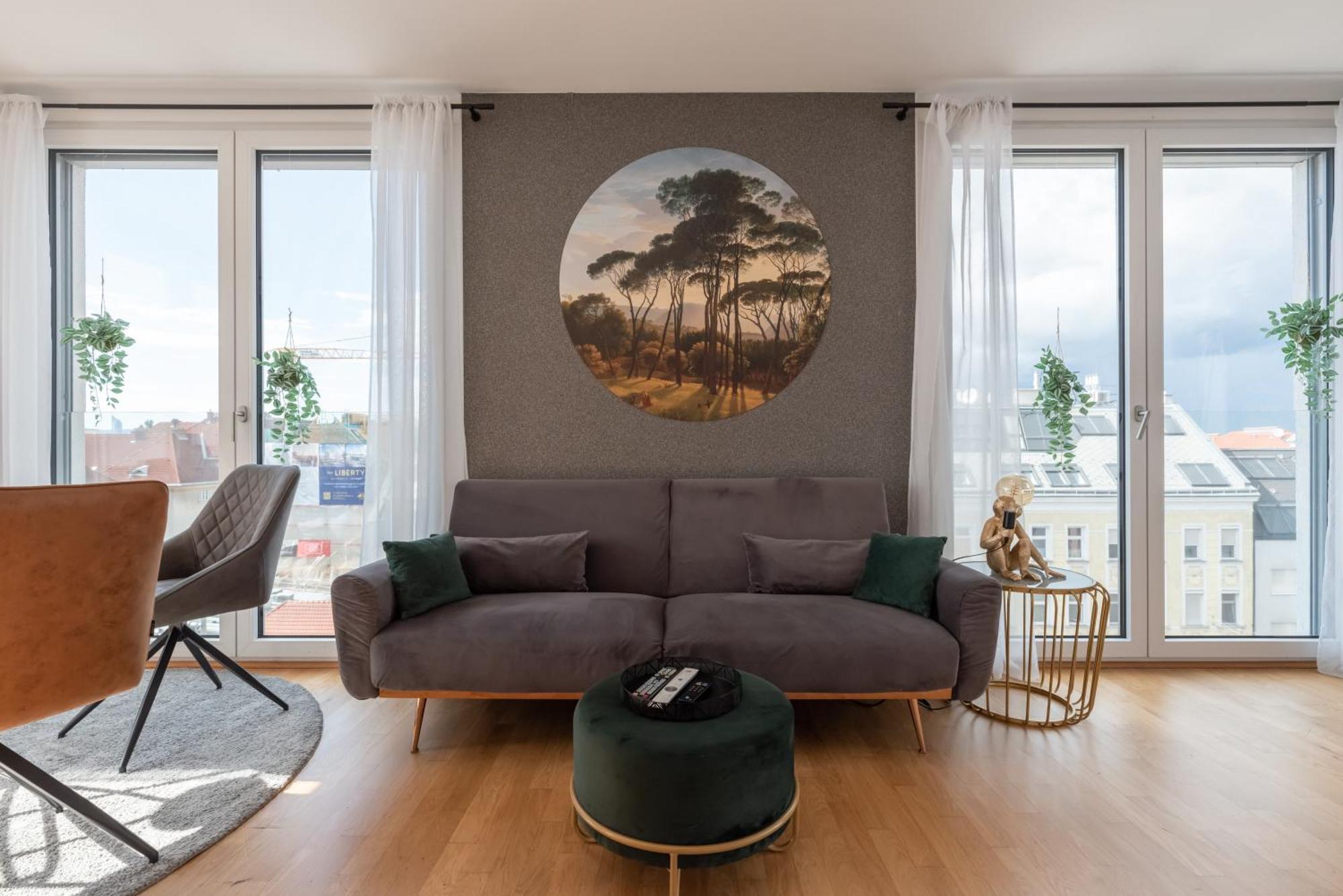 Apartment Mit Traumhafter Dachterrasse & Weitblick Wiedeń Zewnętrze zdjęcie